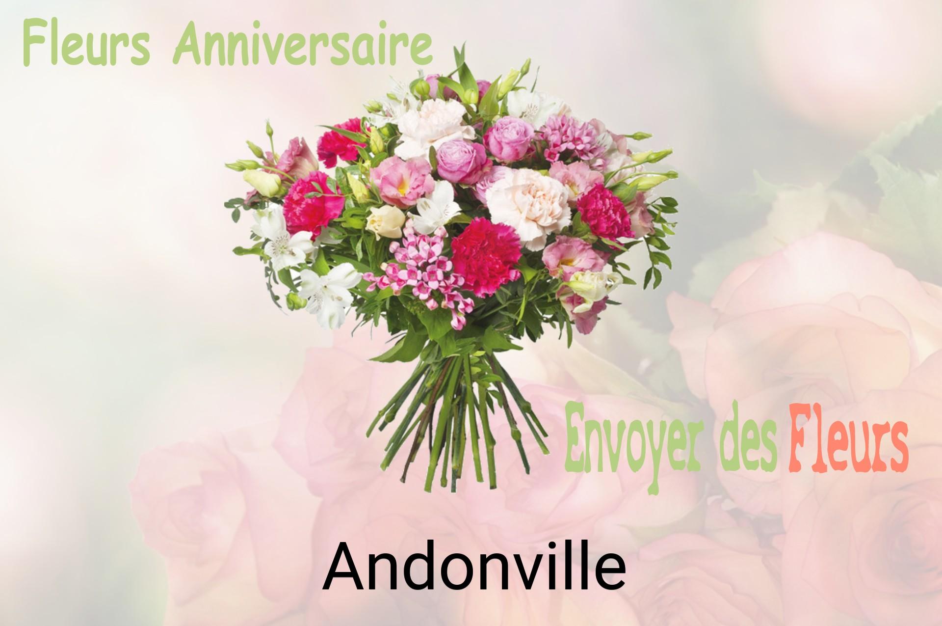 Bouquet de fleurs d’anniversaire livré à Andonville