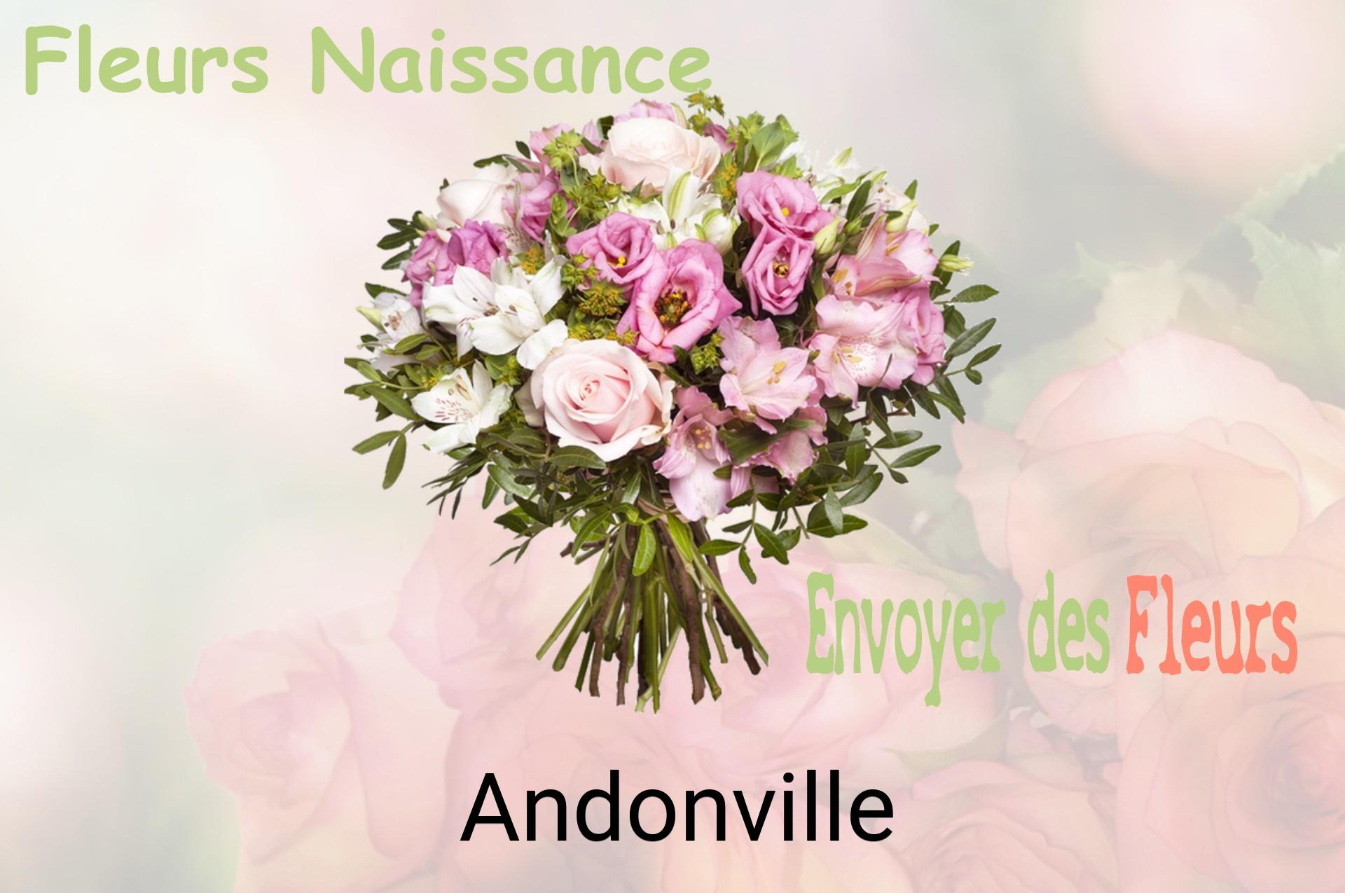 Bouquet de fleurs de naissance livré à Andonville